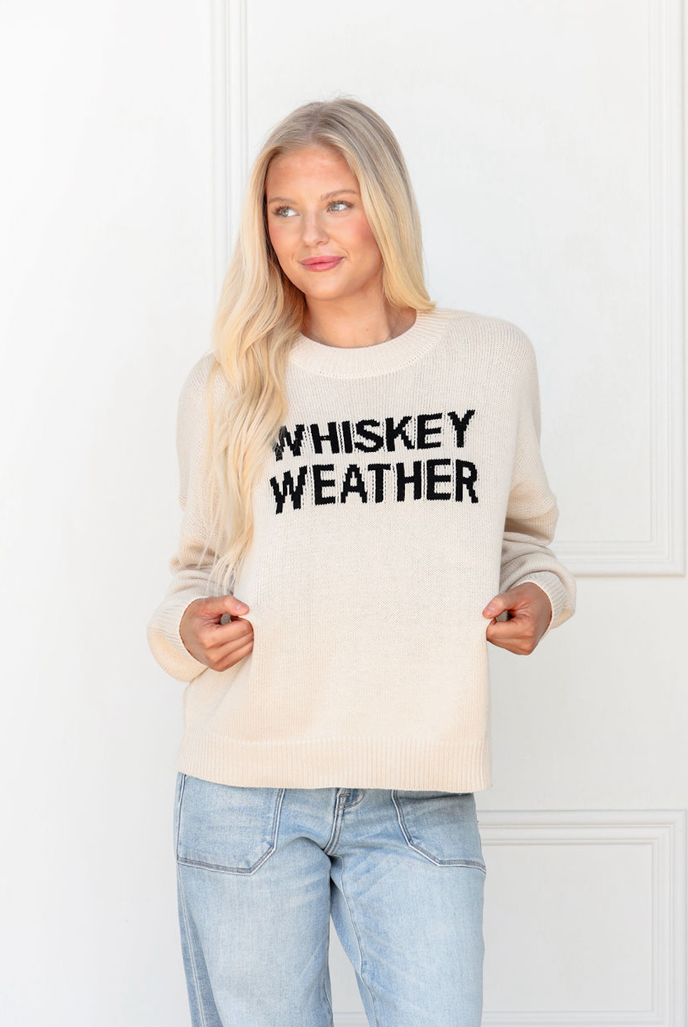 Whiskey Weather Sweater Top