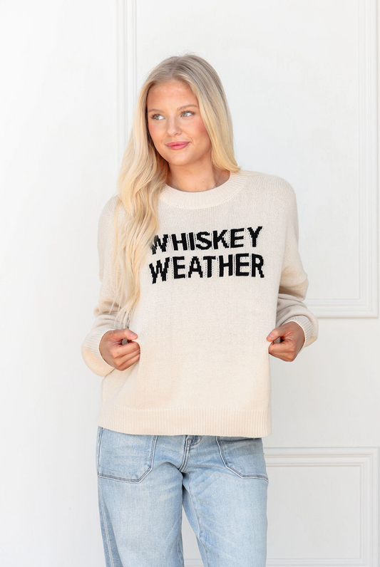 Whiskey Weather Sweater Top