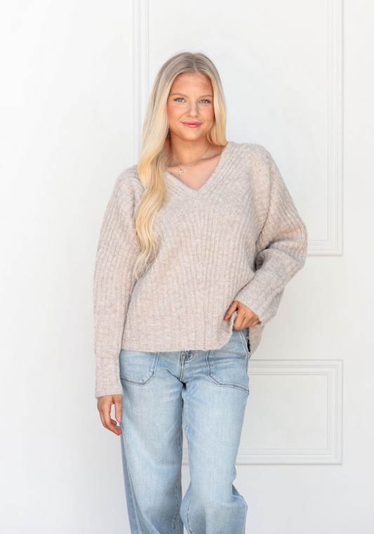 Stanley V Ribbed Sweater