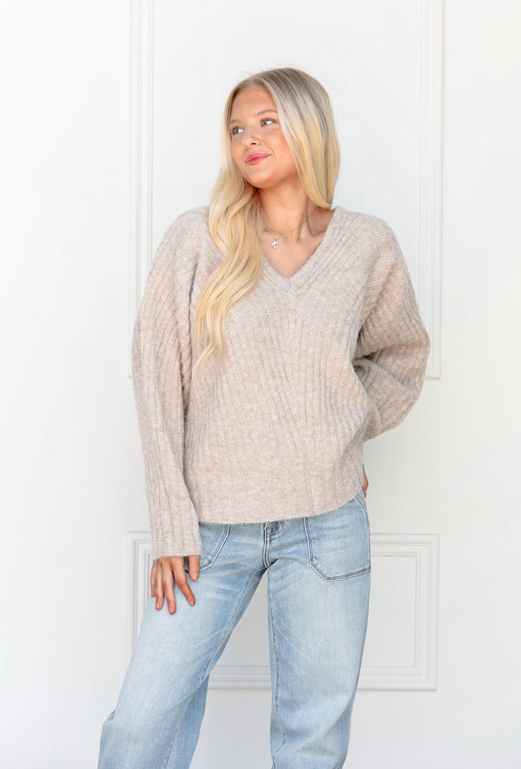 Stanley V Ribbed Sweater