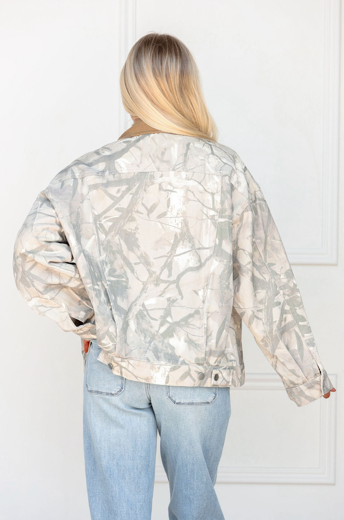 Woodland Camo Trucker Jacket