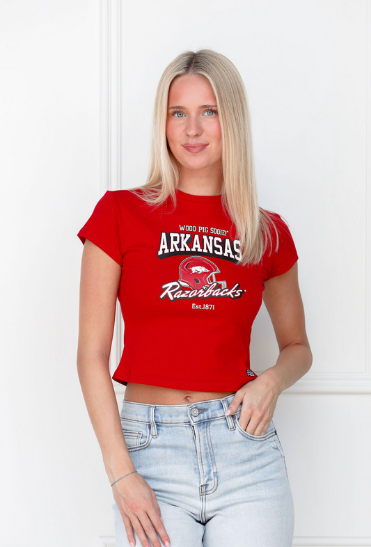 Arkansas Razorbacks Football Baby Tee