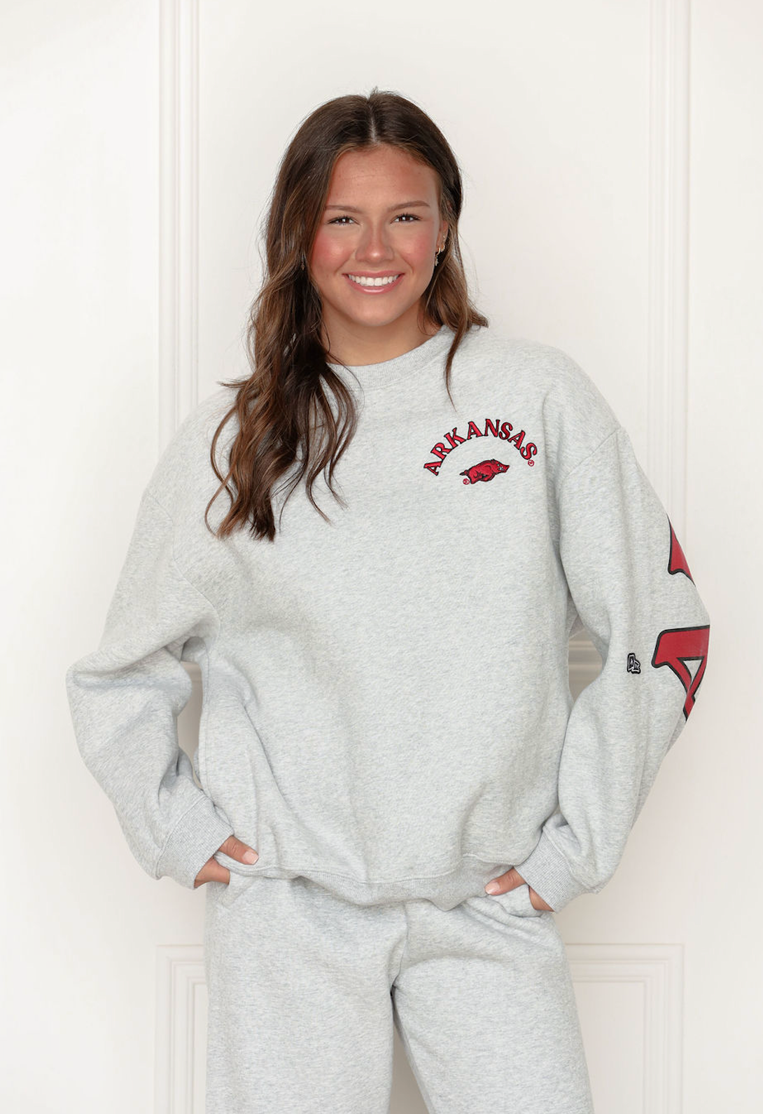 Arkansas Razorbacks Oversized Crewneck