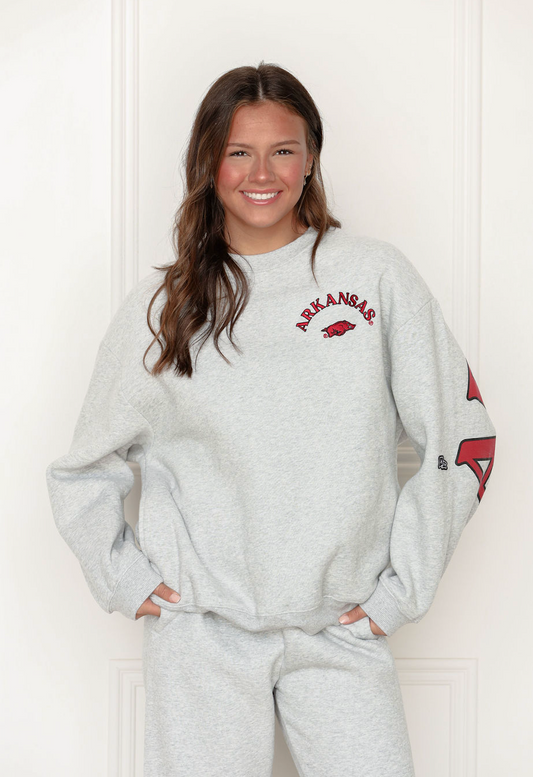 Arkansas Razorbacks Oversized Crewneck