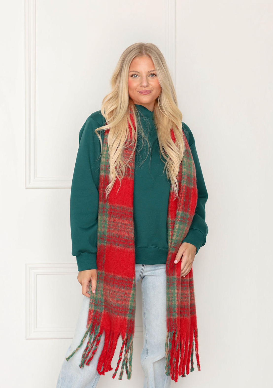 Christmas Plaid Scarf