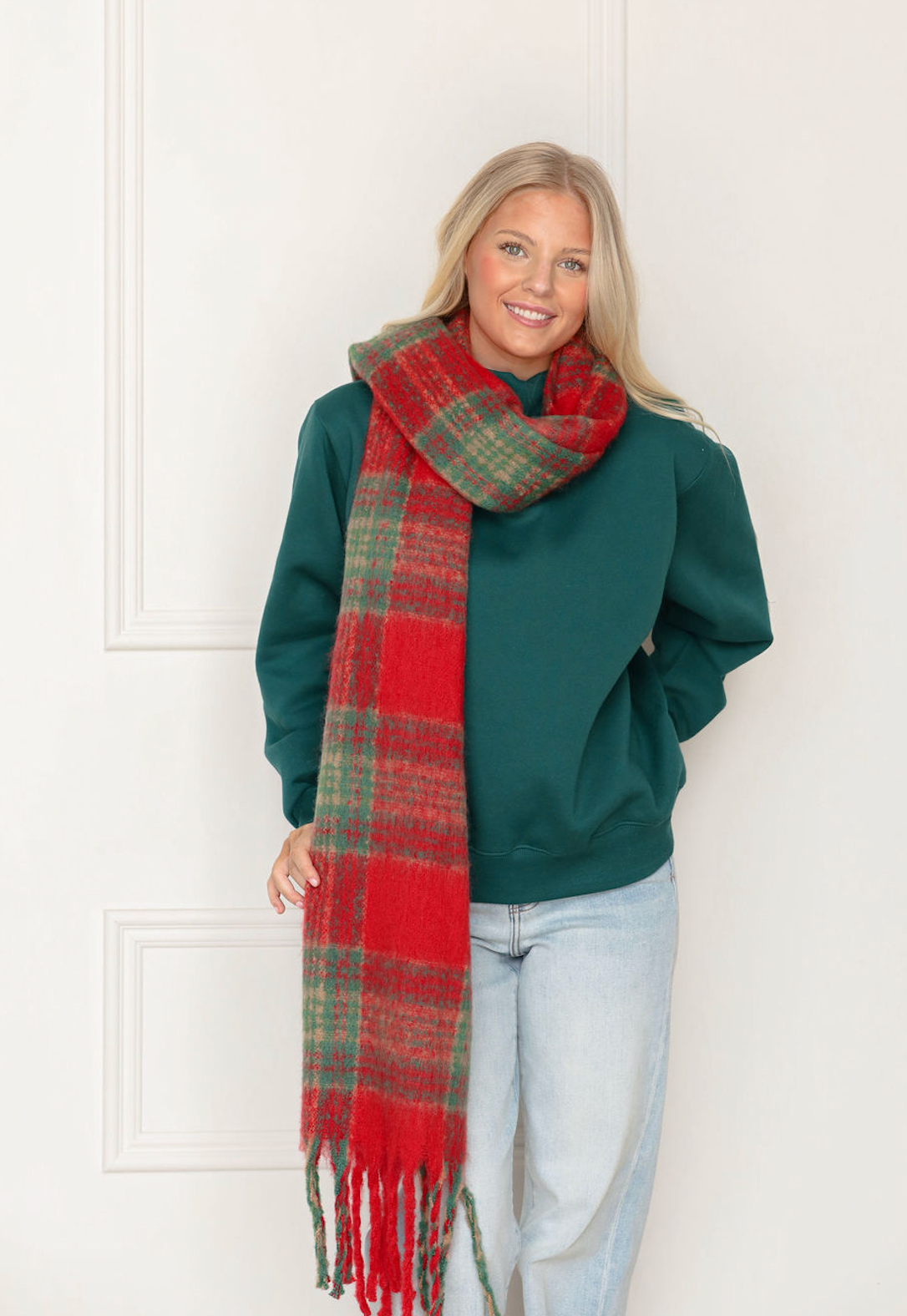 Christmas Plaid Scarf