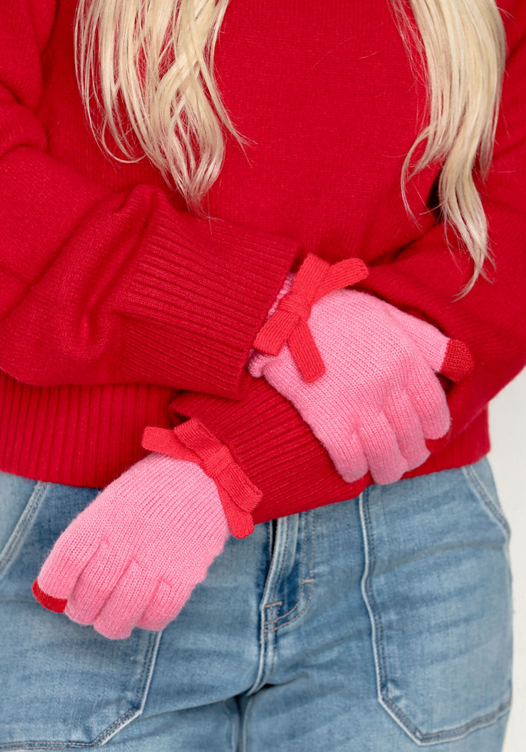 Mia Touchscreen Gloves Pink
