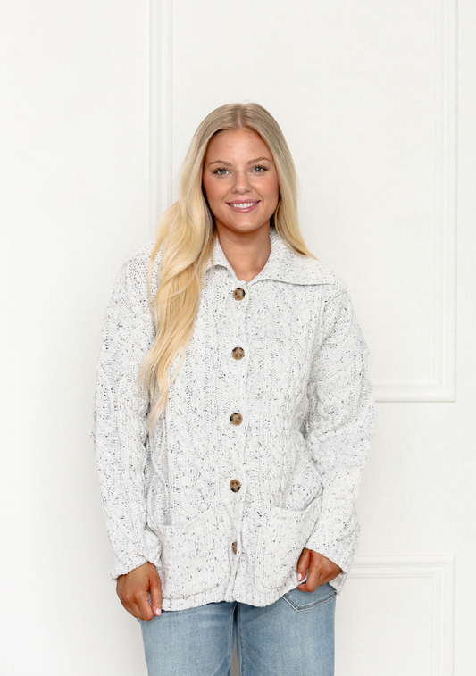 Pocket Cozy Oversized Cardigan