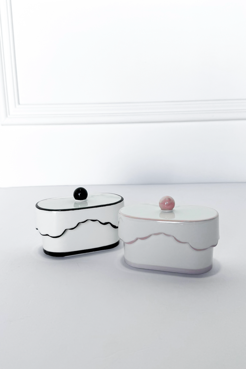 Porcelain Candle w/ Lid - Pink Yuzu Woods