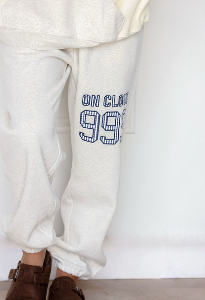 On Cloud Nine Sweatpants Grey - Clothe Boutique