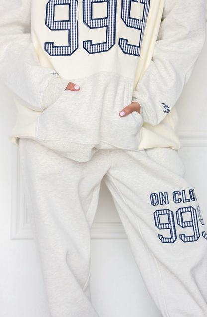 On Cloud Nine Sweatpants Grey - Clothe Boutique