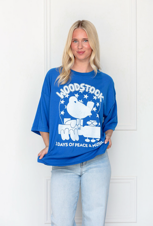 Woodstock Cobalt One Size T-shirt