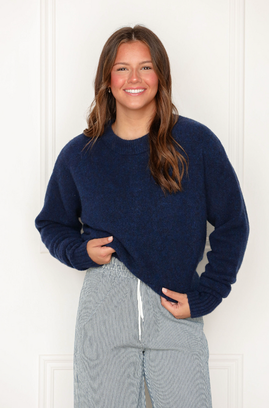 Soft & Subtle Sweater Navy
