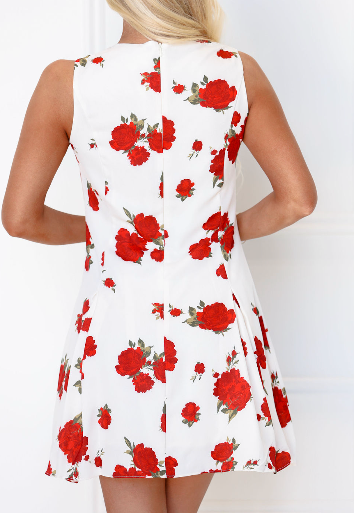 Romantic Rose Flare Dress