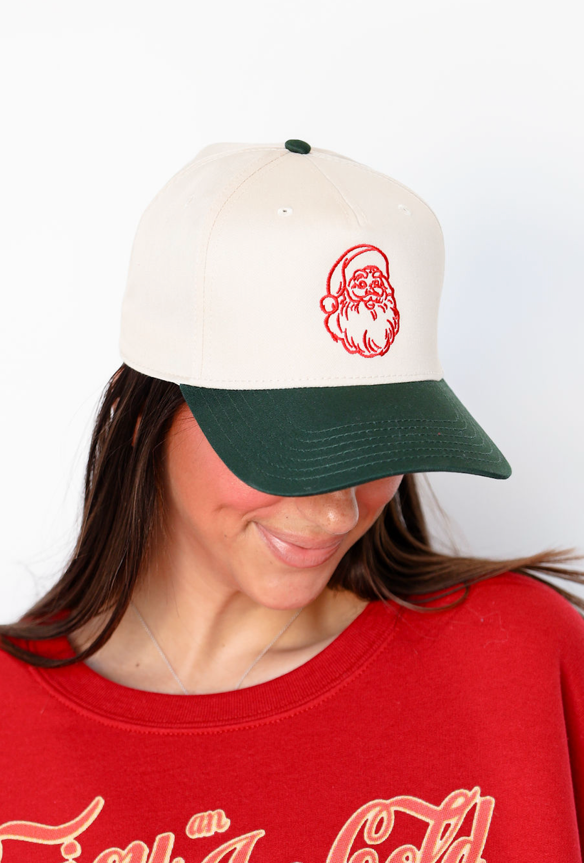 Santa Embroidered Trucker Hat
