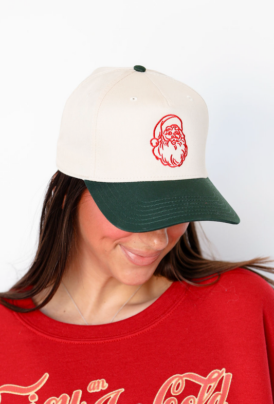 Santa Embroidered Trucker Hat