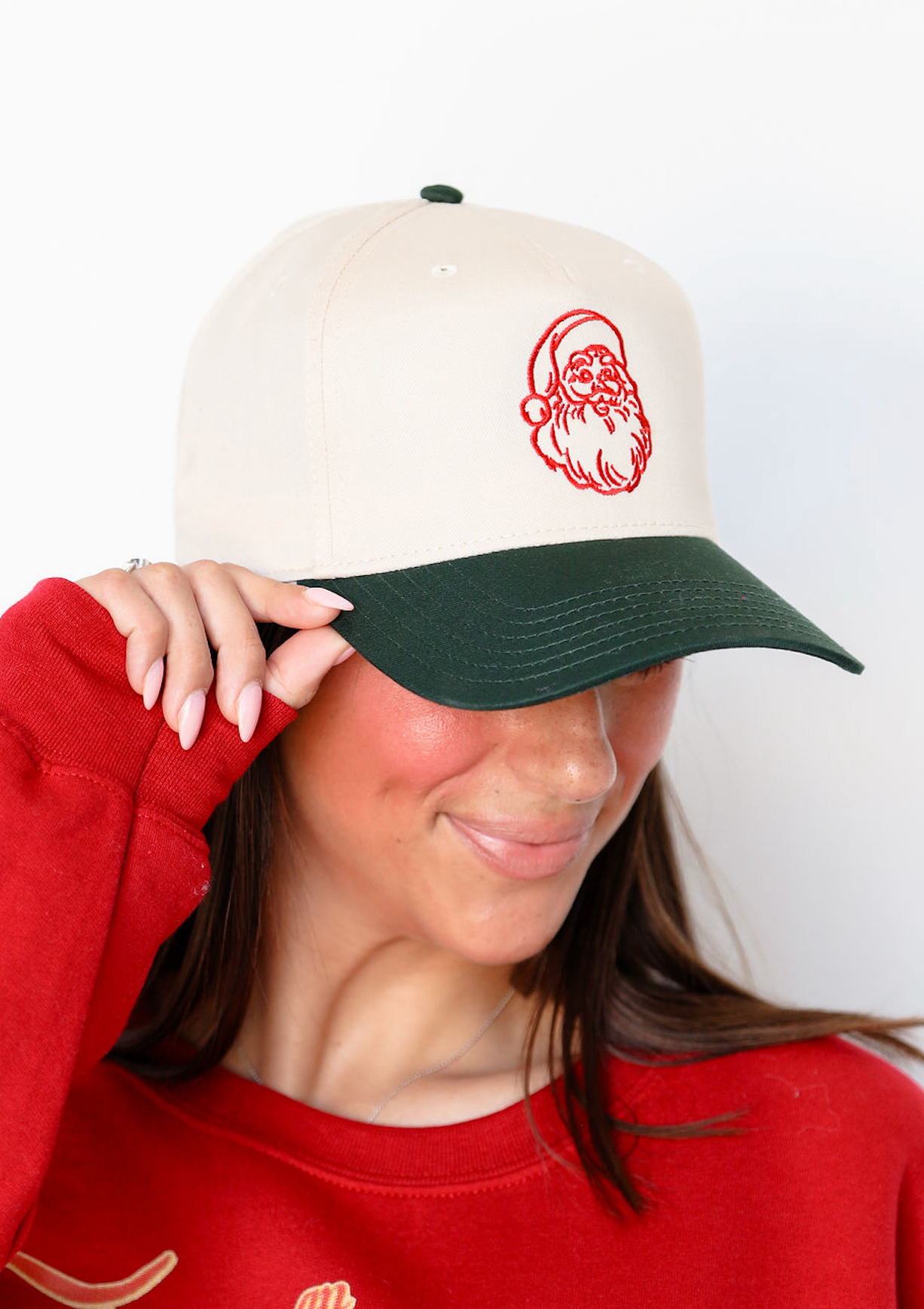Santa Embroidered Trucker Hat