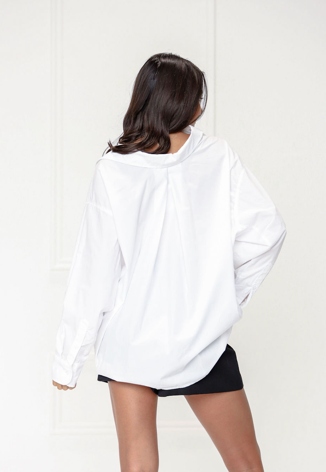 Oversized Button Up Off White