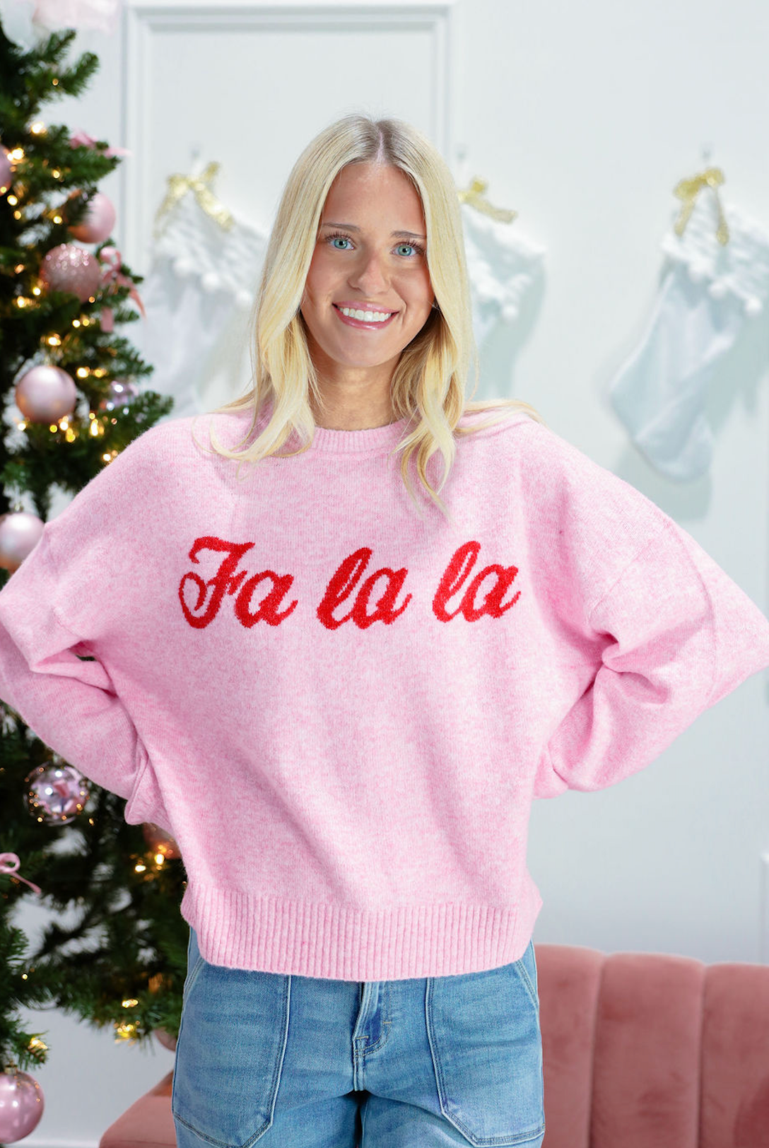 Bubblegum Fa La La Sweater