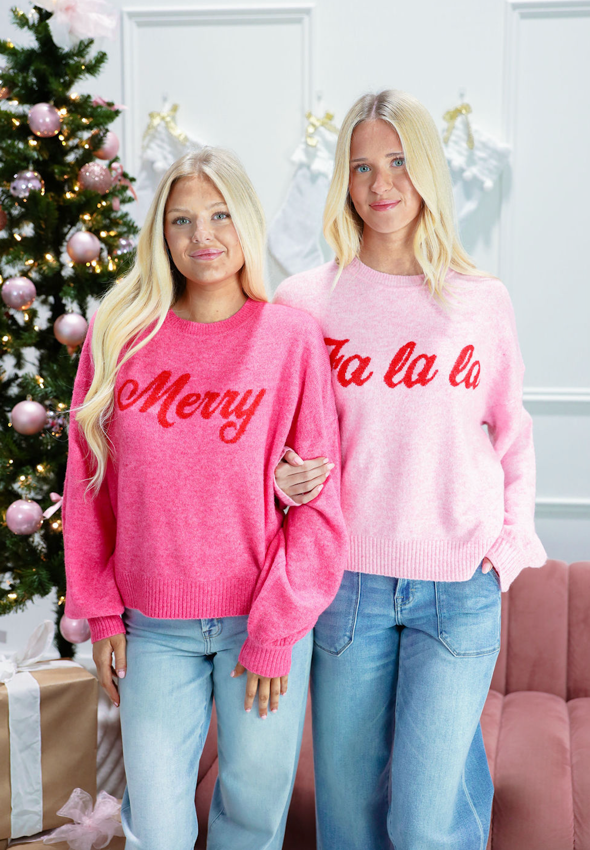 Bubblegum Fa La La Sweater