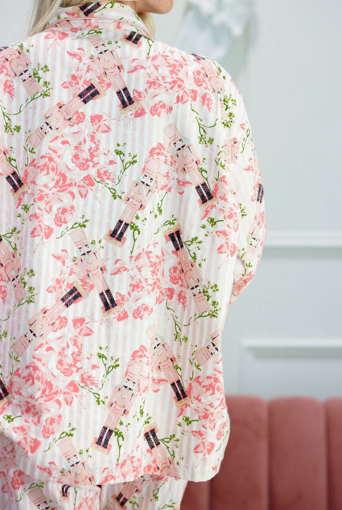 Nutcracker Rose Flannel Pj Set