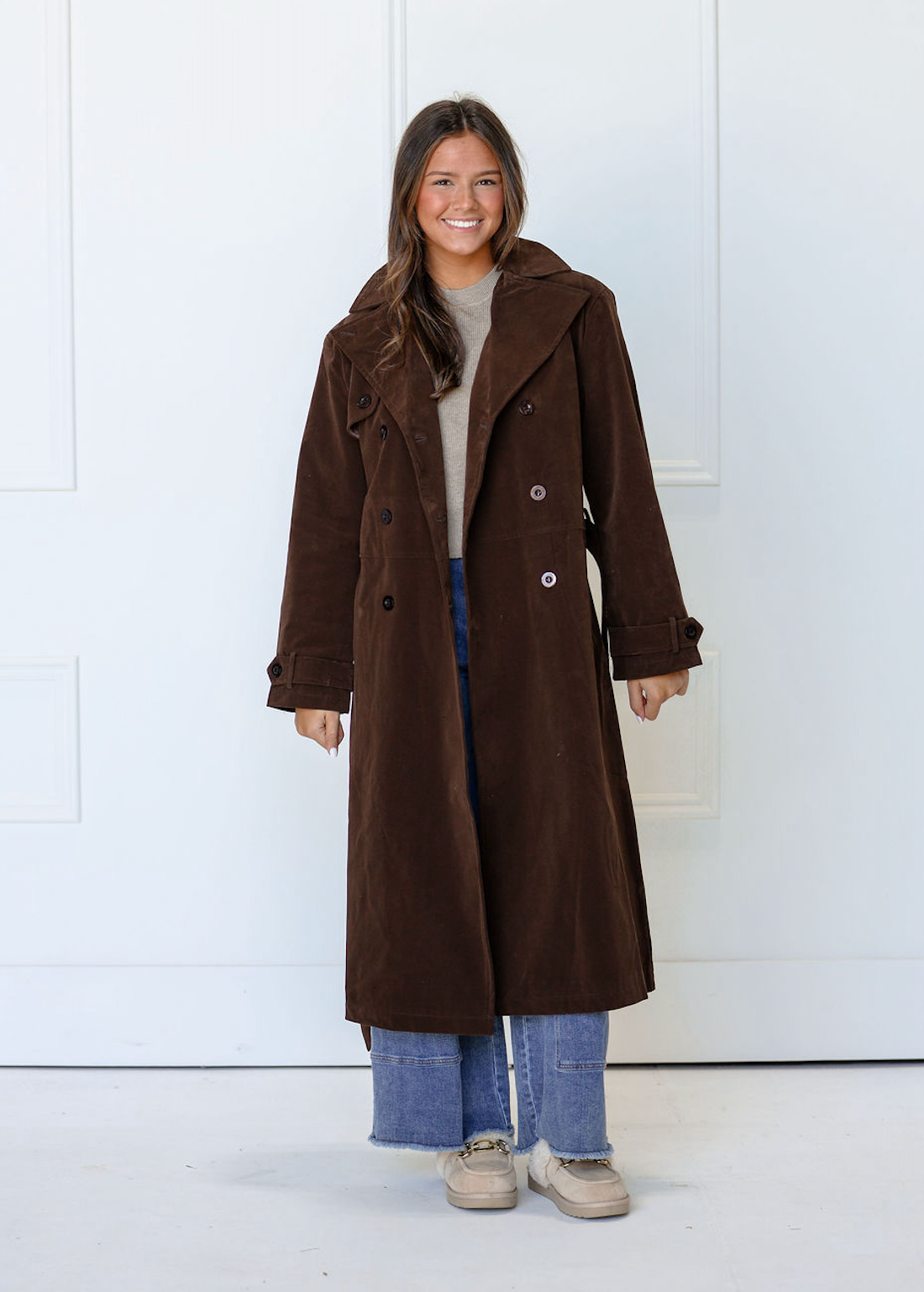 Chocolate Trench Coat