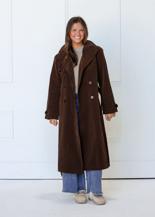 Chocolate Trench Coat