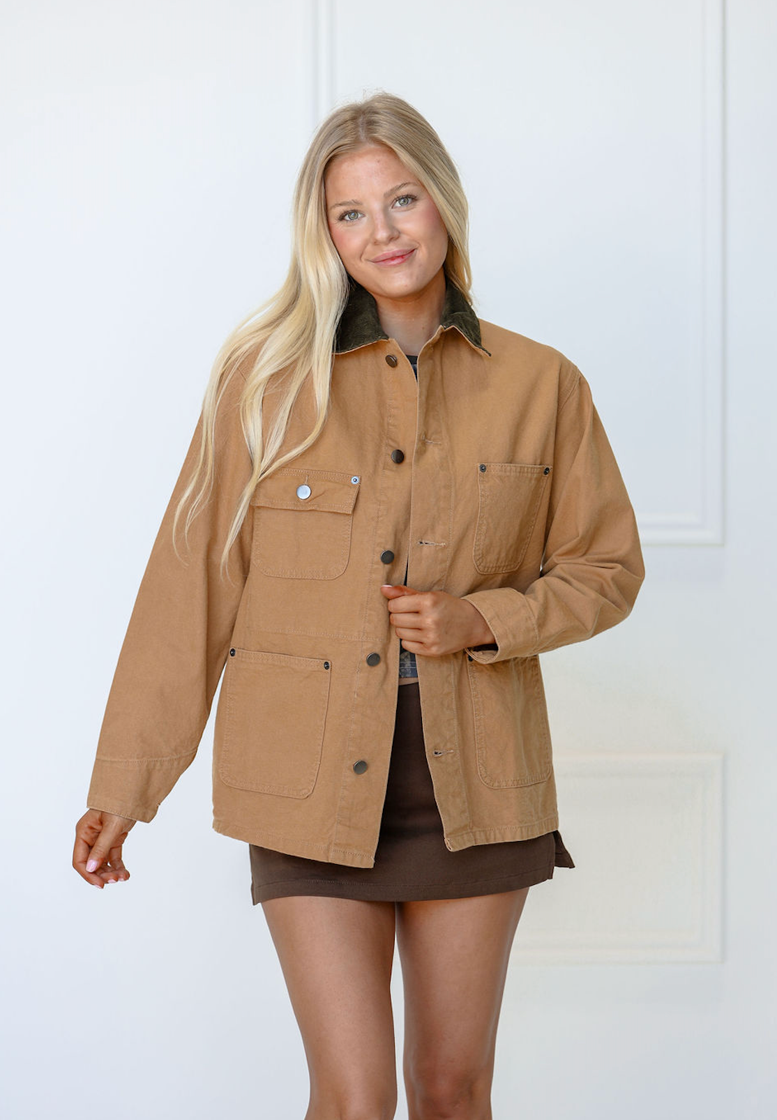 Khaki Combo Barn Jacket