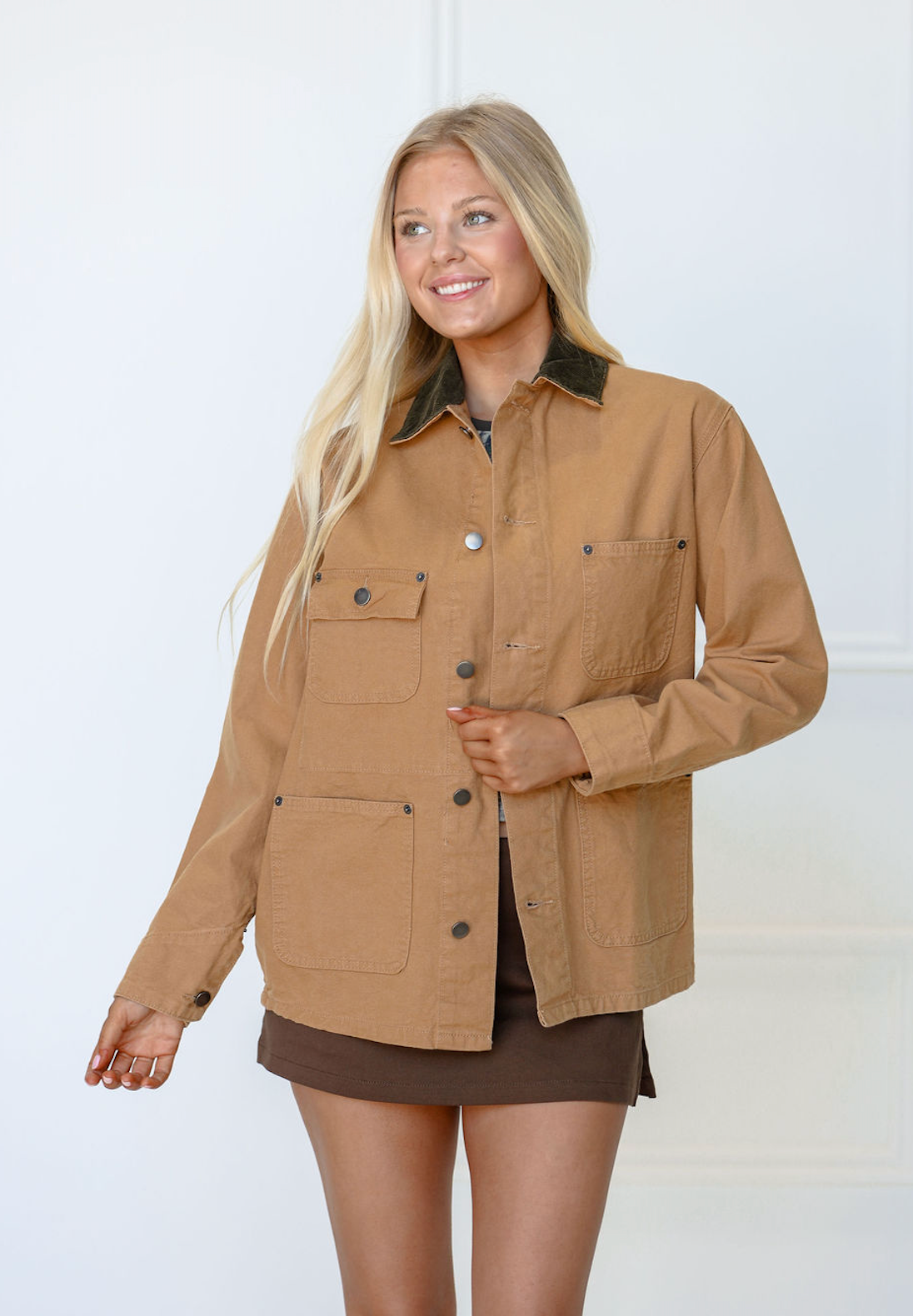 Khaki Combo Barn Jacket