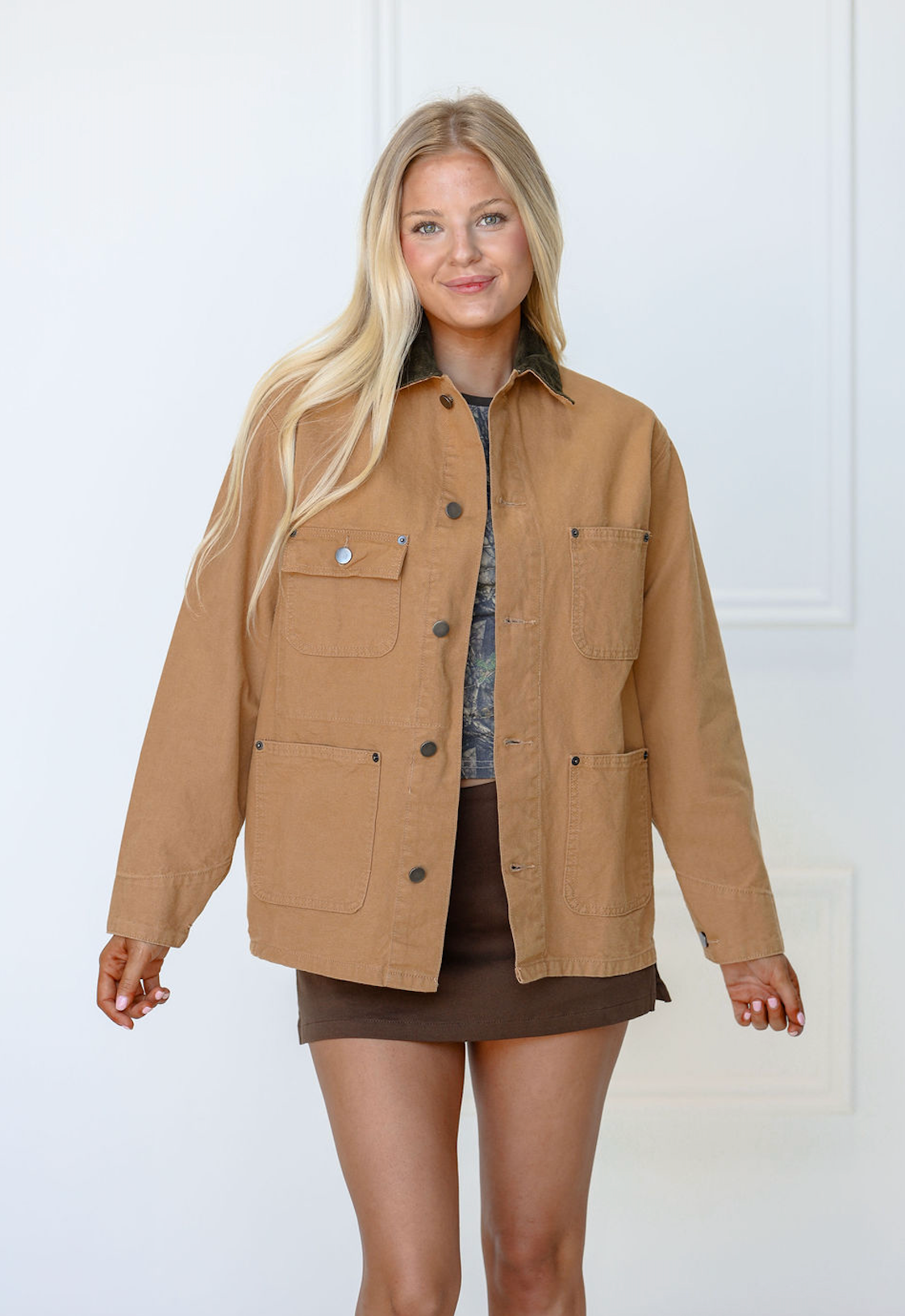 Khaki Combo Barn Jacket
