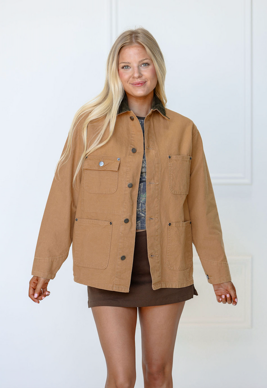 Khaki Combo Barn Jacket