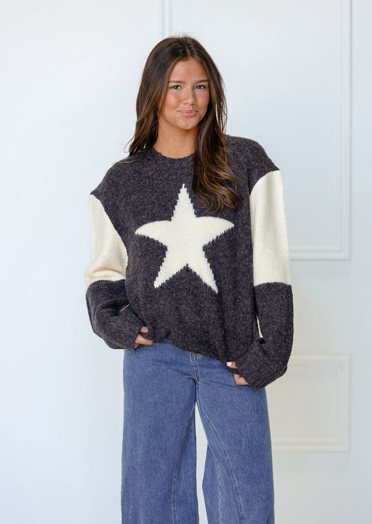Oversized Star Sweater