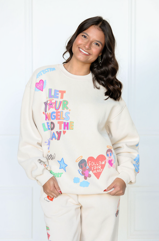 Angels All Around Crewneck