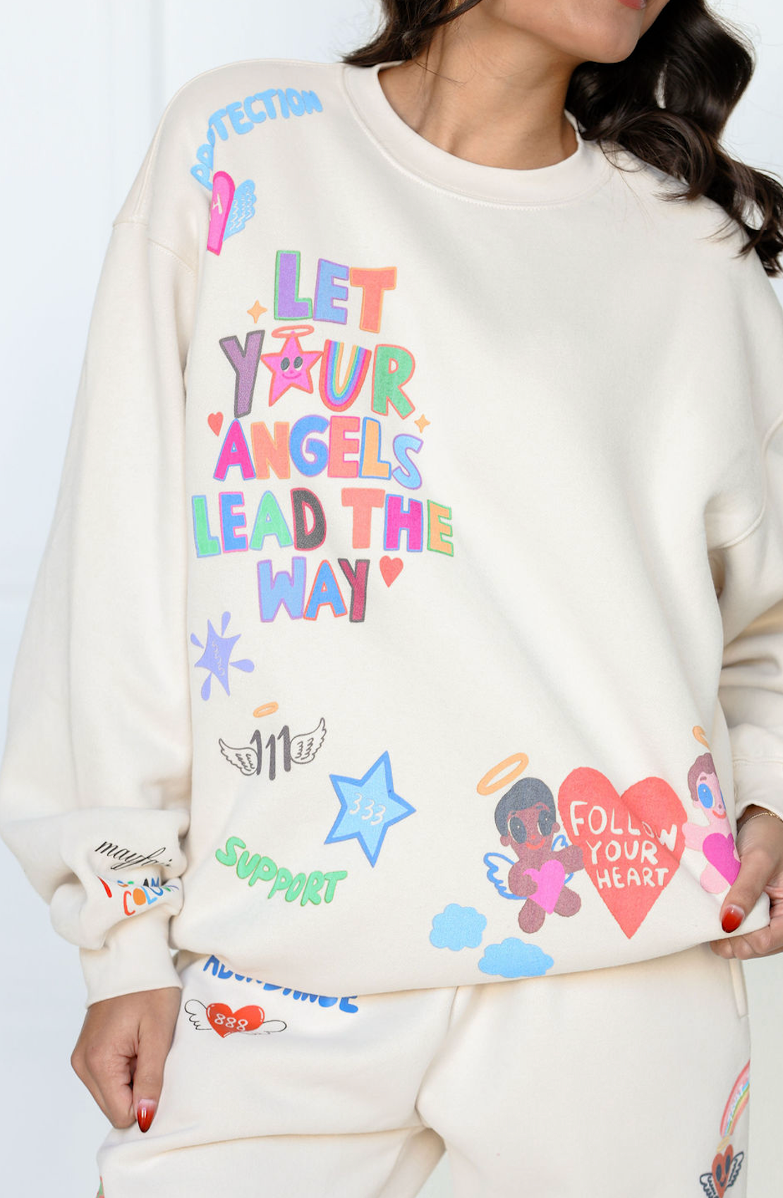 Angels All Around Crewneck