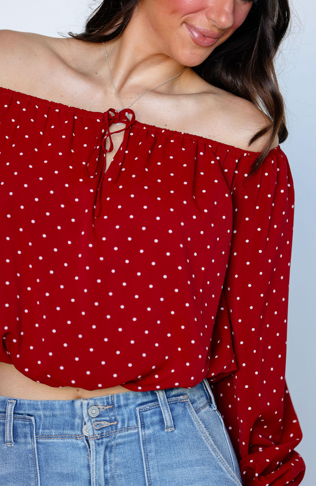 Emma Off Shoulder Flirty Top