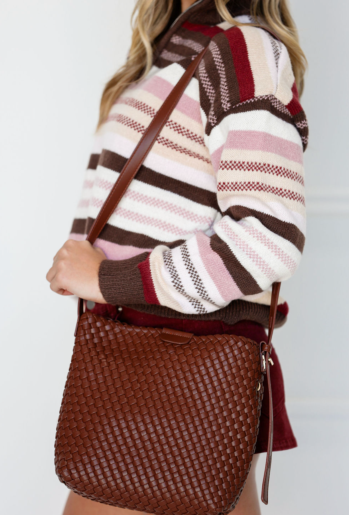 Isadora Bucket Bag Brown