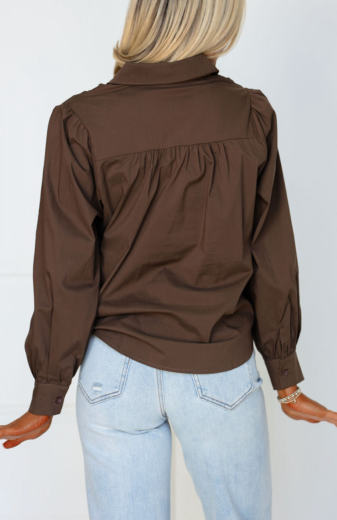 Brown Button Up Shirt