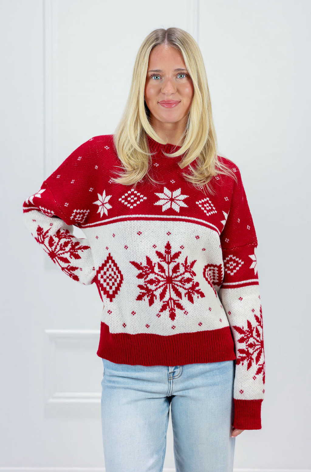 Winter Snowflake Sweater - Clothe Boutique