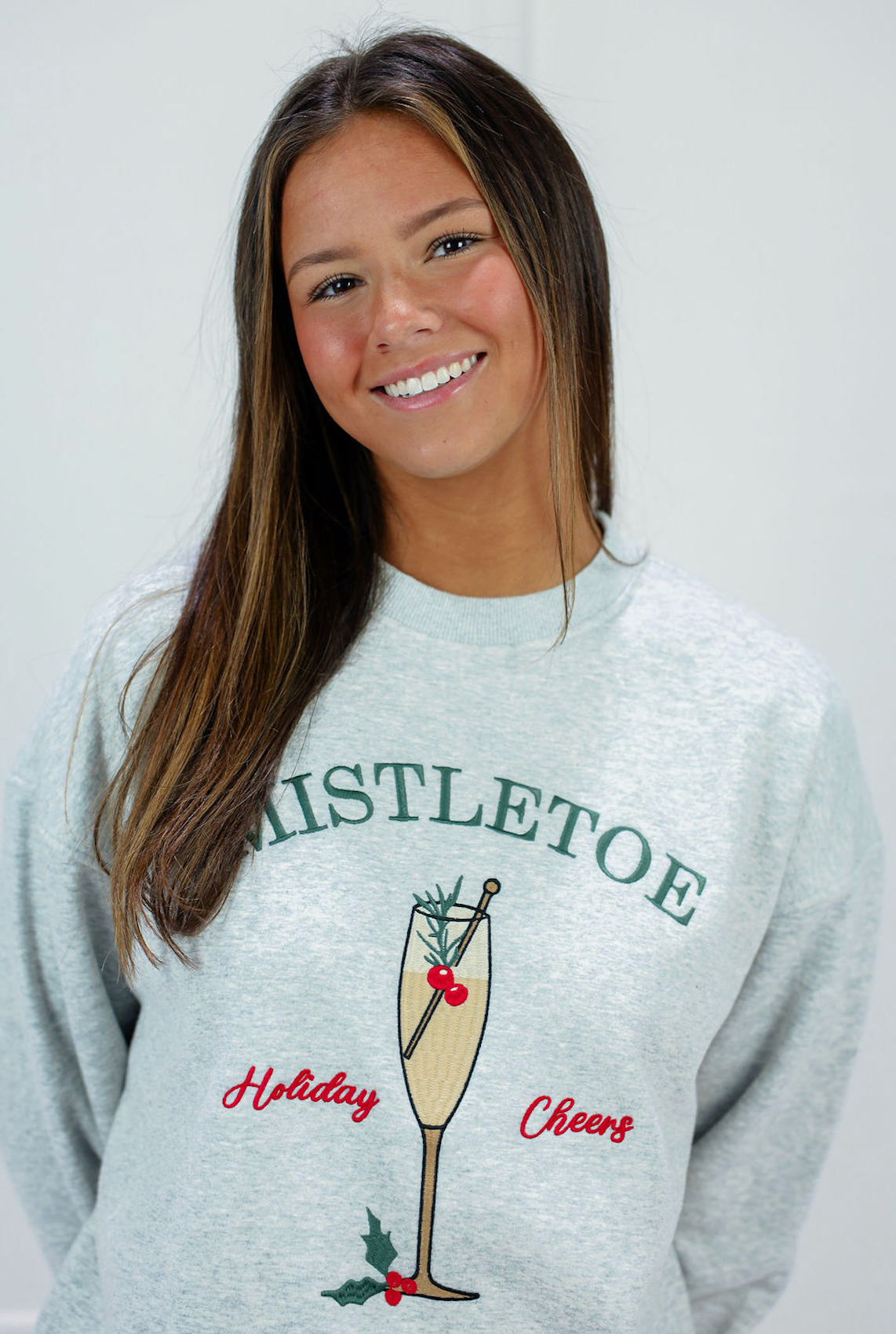 Mistletoe Mimosa Sweatshirt