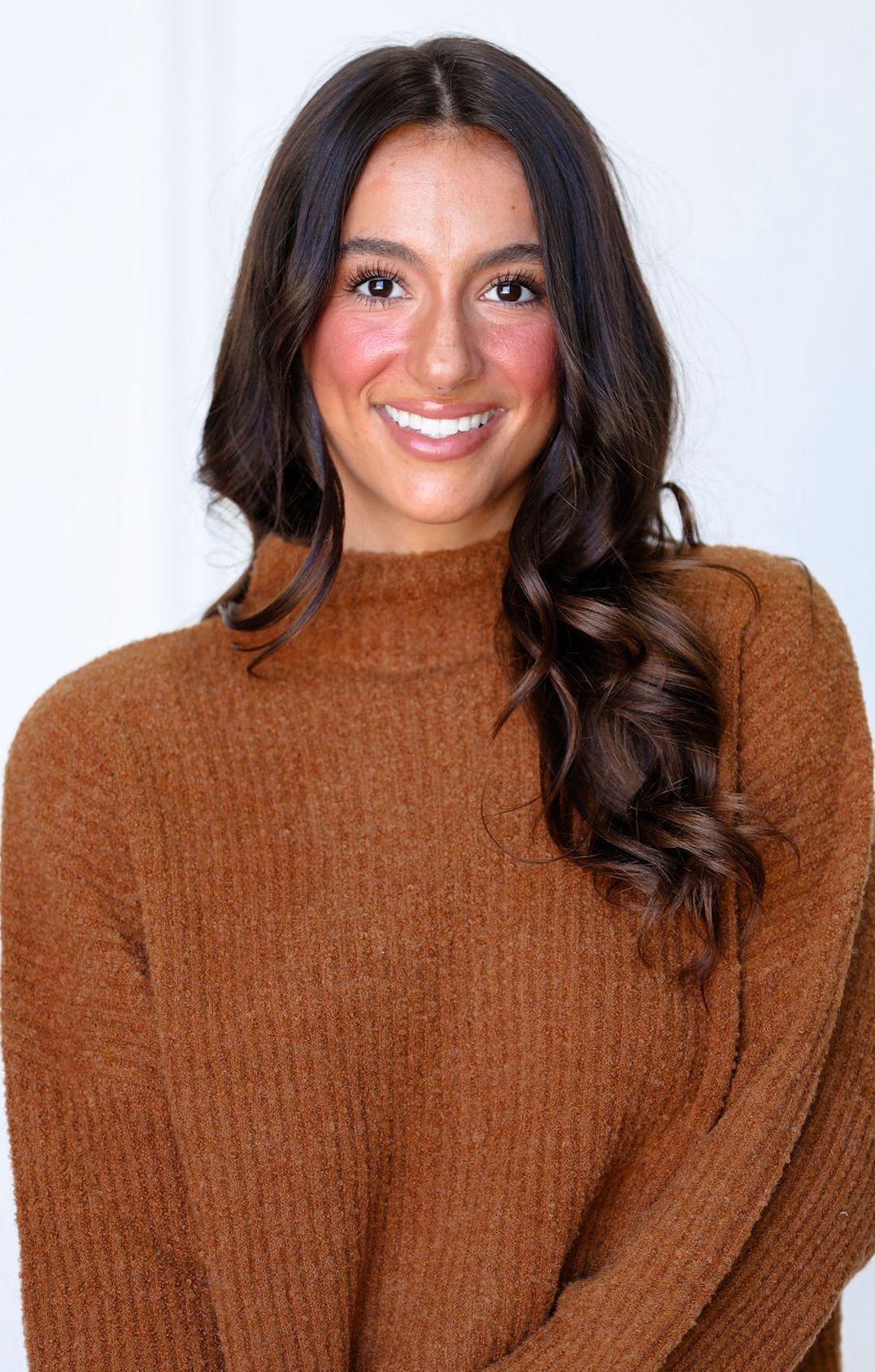 Mock Oversized Sweater Ginger