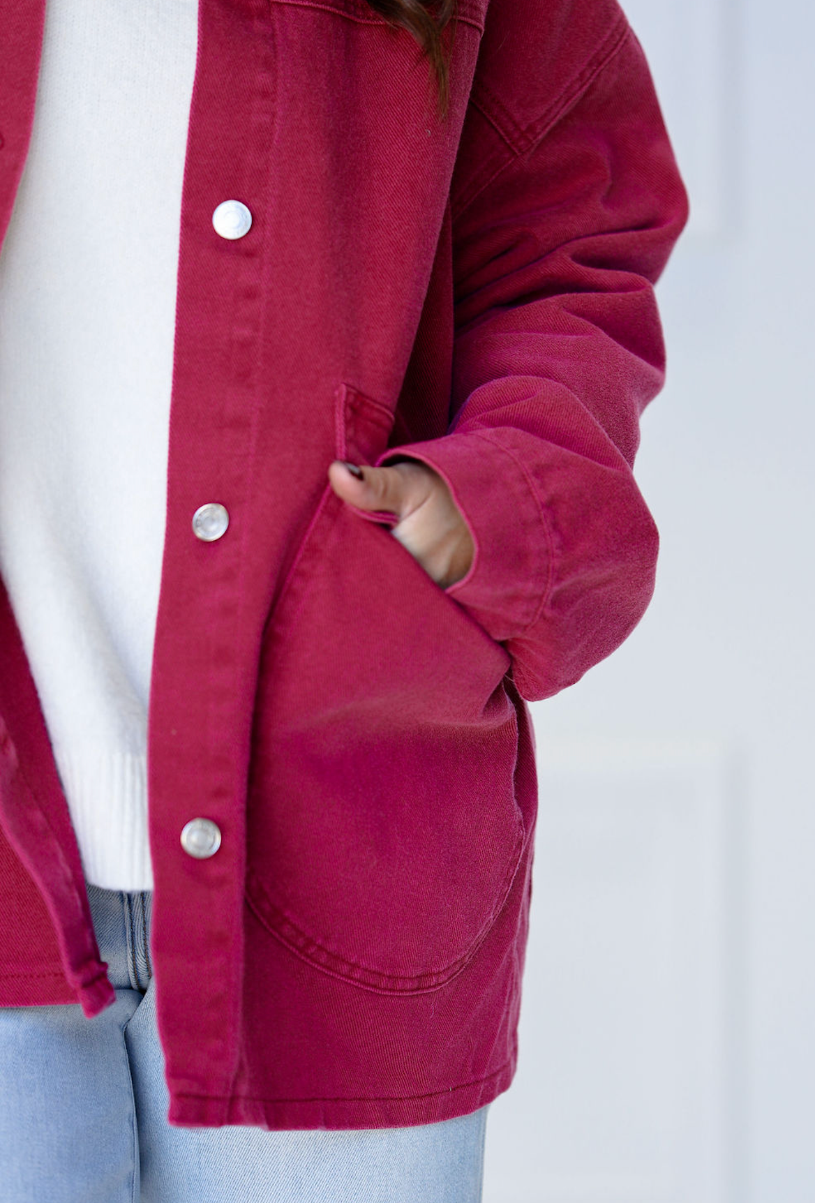 Korey Barn Jacket Wine