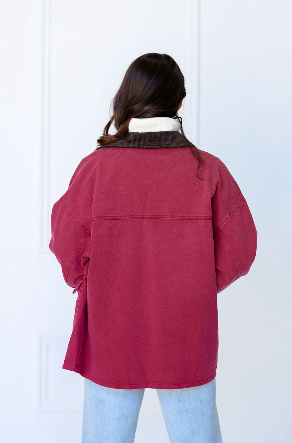 Korey Barn Jacket Wine