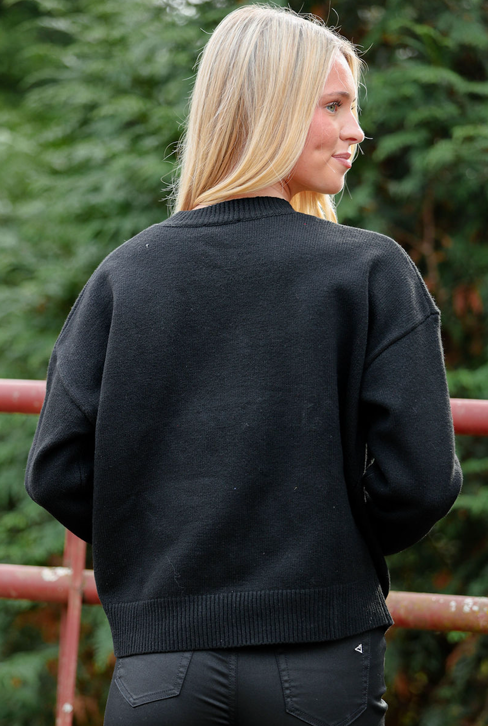 Champagne Wishes Tinsel Sweater