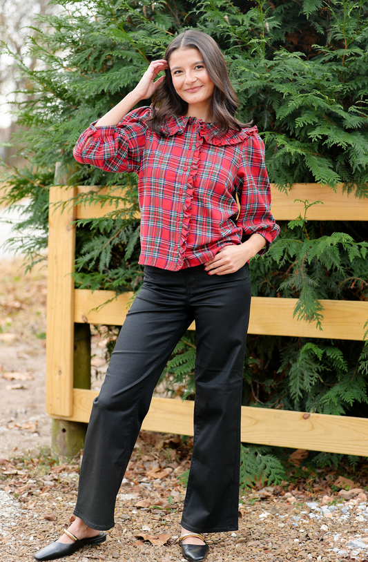 Black Coated Dad Jeans