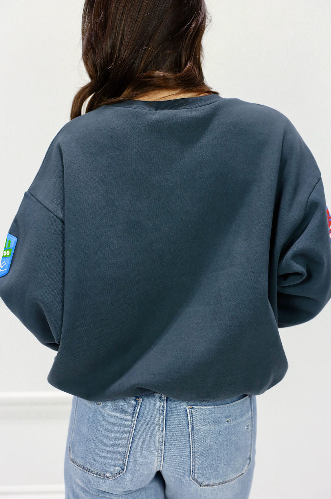 Ski Patch & Pass Oversized Crewneck