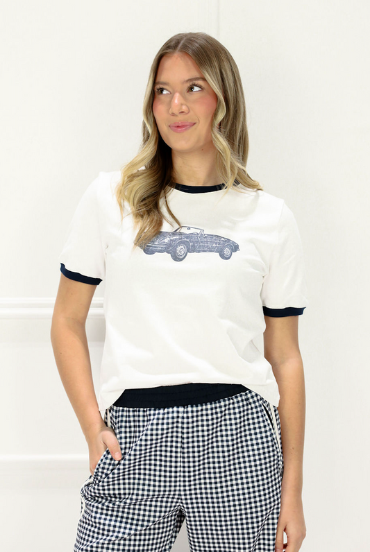 Vintage Car T-shirt Black - Clothe Boutique
