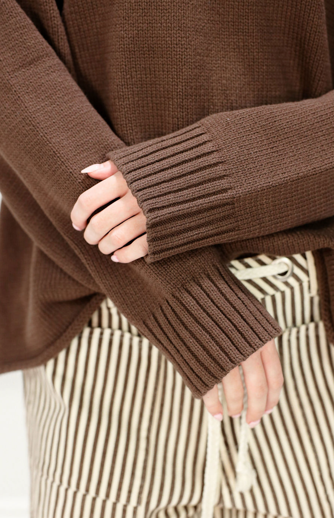 Relaxed Boyfriend Crewneck Sweater