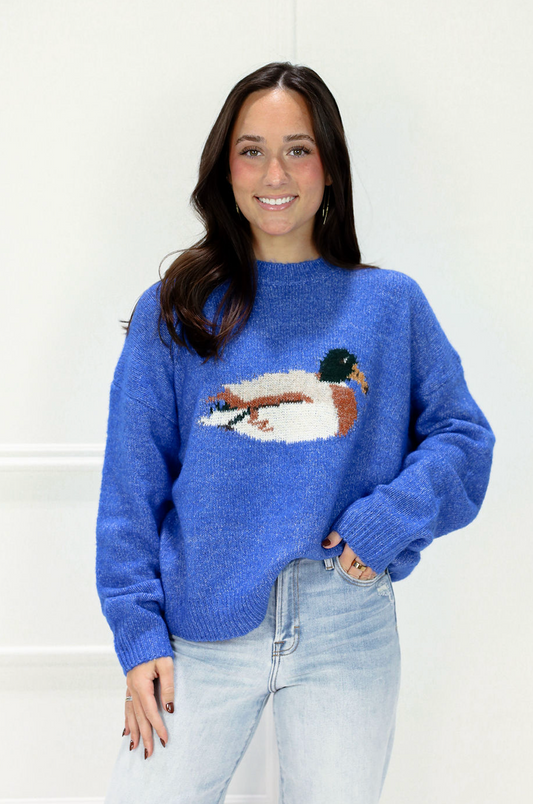 Duck Sweater Cobalt