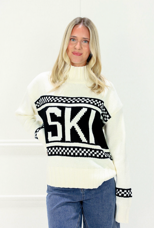 SKI Town Turtleneck Sweater