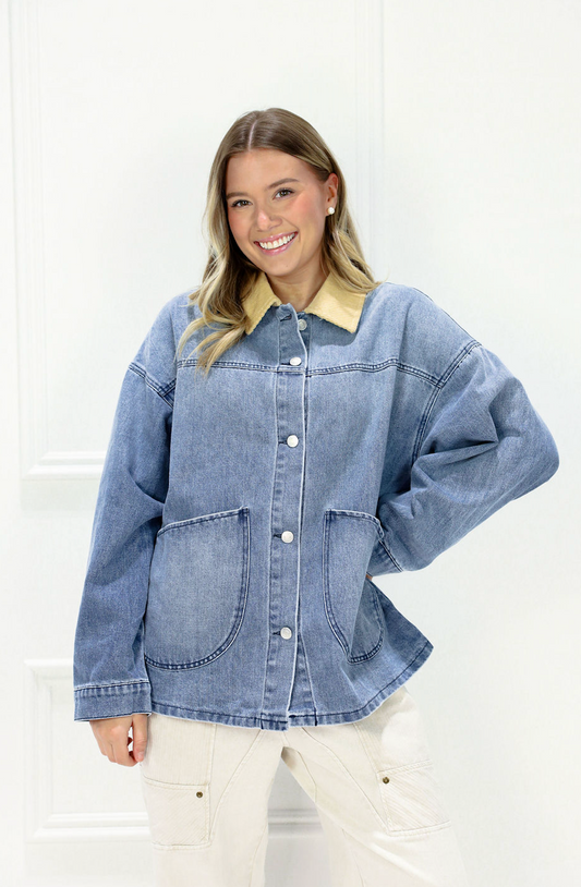 Light Denim Barn Jacket